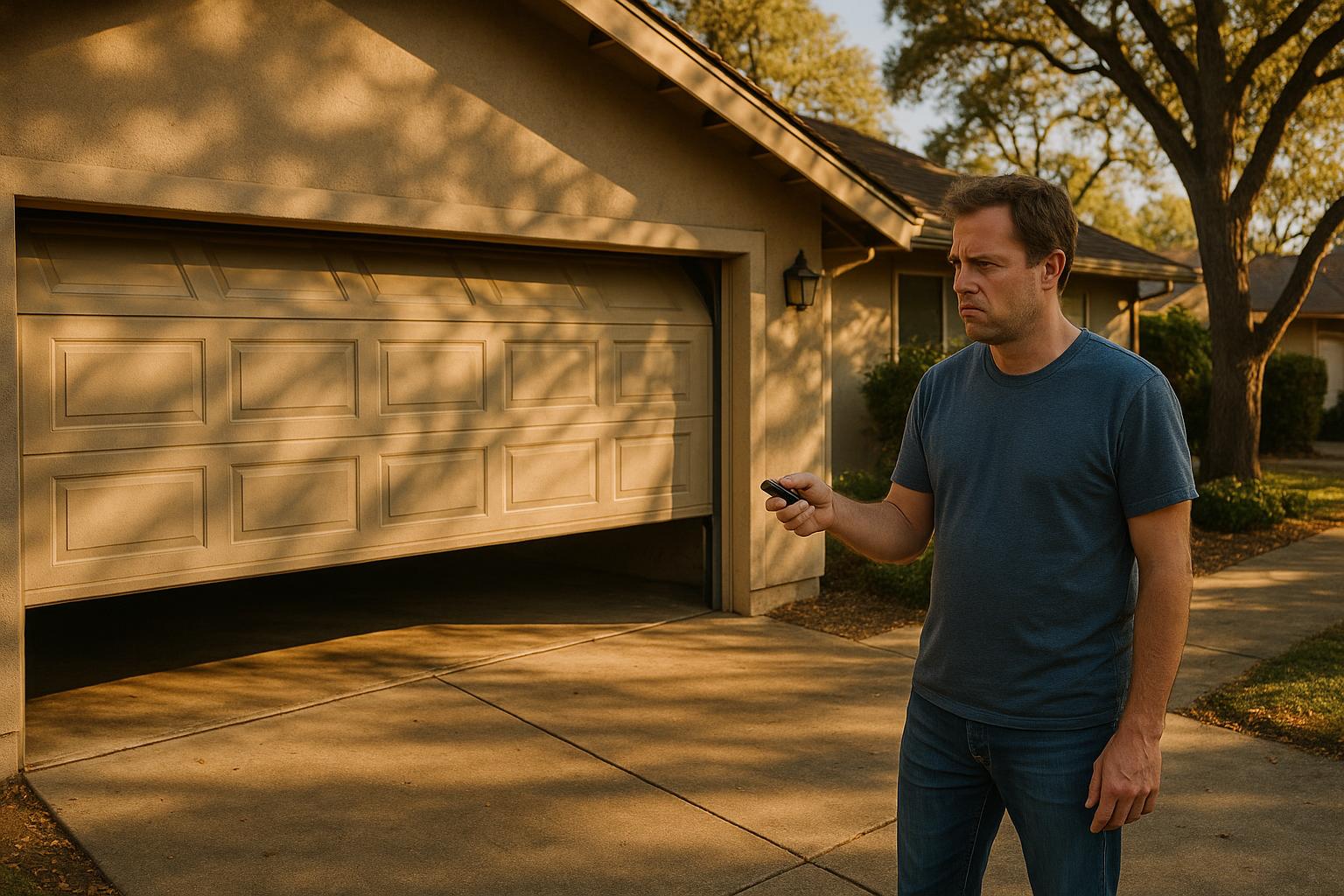 What to Do When Your Garage Door Won't Open in the Morning